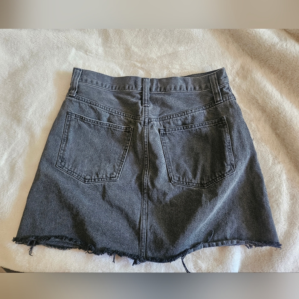 Madewell A-Line Rigid Denim Jean Mini Skirt Size 29 - Picture 5 of 7